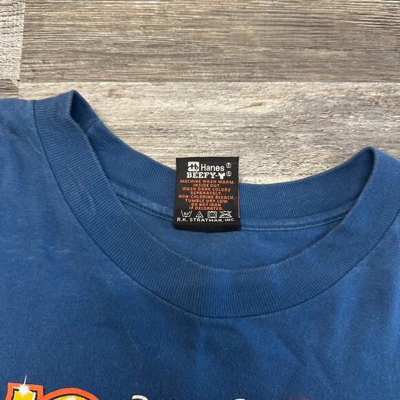 Vintage 2000 Harley Davidson Blue Mens L Myrtle Beach Rally USA Made Tee Shirt‎ - Picture 7 of 8